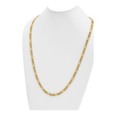 14K Yellow Gold 6.2mm Figaro Chain – view 5