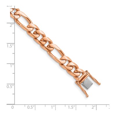 14K Rose Gold 8.8mm Figaro Chain – view 2