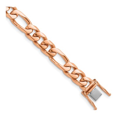 14K Rose Gold 8.8mm Figaro Chain