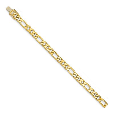 14K Yellow Gold 8.8mm Figaro Chain – view 2