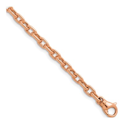 14K Rose Gold 4.7mm Cable Open Link Chain