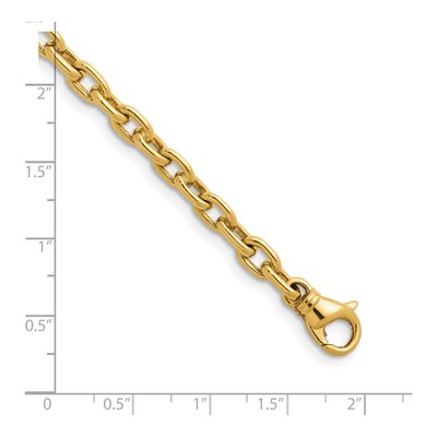 14K Yellow Gold 4.7mm Cable Open Link Chain – view 7