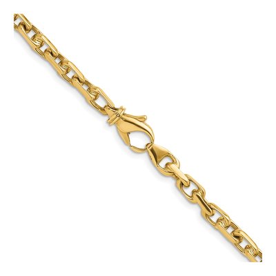14K Rose Gold 5.4mm Flat Cable Chain – view 3