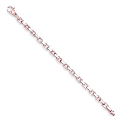 14K Rose Gold 6.2mm Flat Cable Chain – view 2