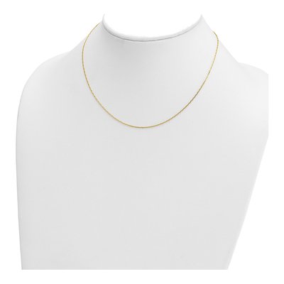 14K Yellow Gold 1mm Anchor Chain – view 5