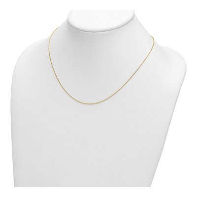14K Yellow Gold 1mm Anchor Chain – view 5
