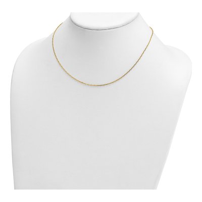 14K Yellow Gold 1.3mm Anchor Chain – view 5