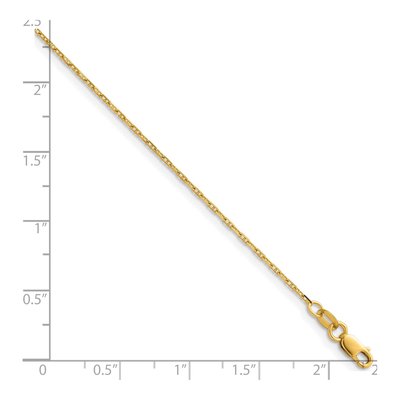 14K Yellow Gold 1.3mm Anchor Chain – view 7
