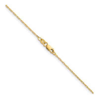 14K Yellow Gold 1.3mm Anchor Chain – view 4