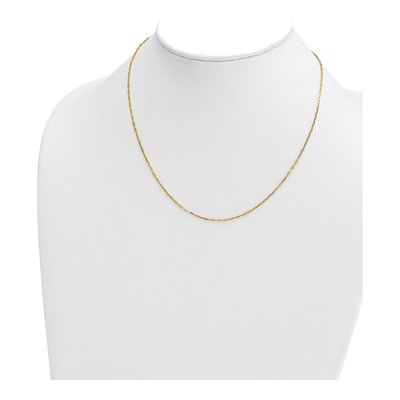 14K Yellow Gold 1.3mm Anchor Chain – view 5