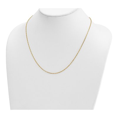 14K Yellow Gold 1.3mm Anchor Chain – view 5