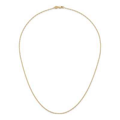 14K Yellow Gold 1.3mm Anchor Chain – view 6