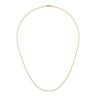 14K Yellow Gold 1.3mm Anchor Chain – view 6