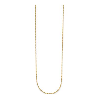 14K Yellow Gold 1.3mm Anchor Chain – view 3