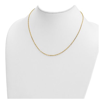 14K Yellow Gold 1.7mm Anchor Chain – view 5