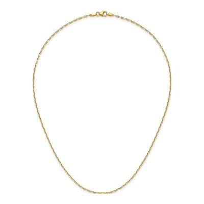 14K Yellow Gold 1.7mm Anchor Chain – view 6