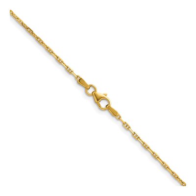 14K Yellow Gold 1.7mm Anchor Chain – view 4