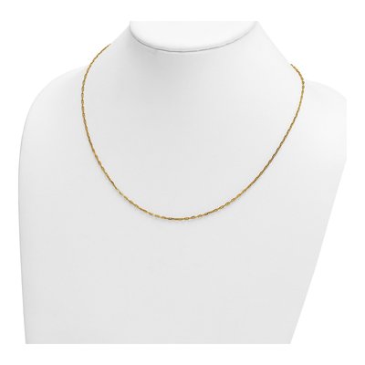 14K Yellow Gold 1.7mm Anchor Chain – view 5