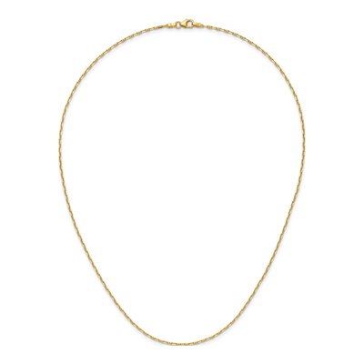 14K Yellow Gold 1.7mm Anchor Chain – view 6