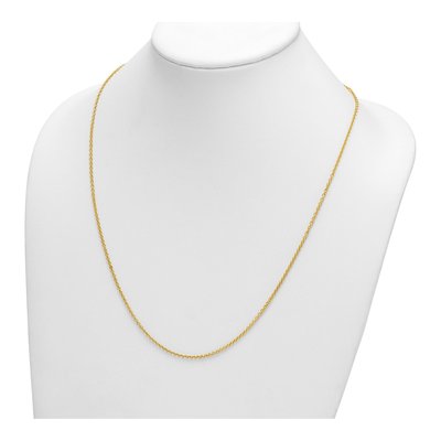 14K Yellow Gold 1.7mm Anchor Chain – view 5