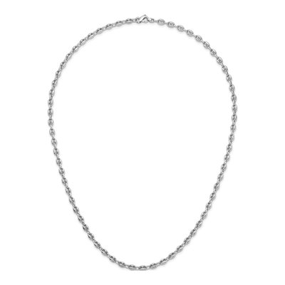 14K White Gold 5mm Anchor Chain – view 6