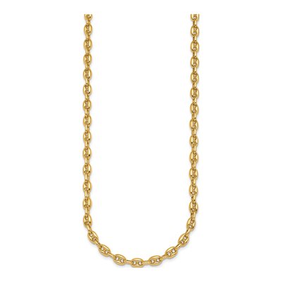 14K Yellow Gold 5mm Anchor Chain – view 2