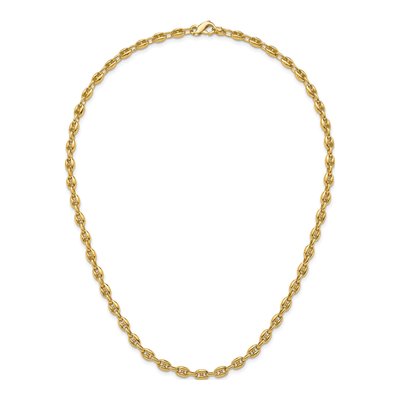 14K Yellow Gold 5mm Anchor Chain – view 6