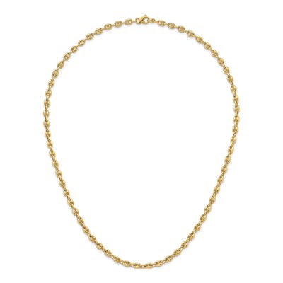 14K Yellow Gold 5mm Anchor Chain – view 6