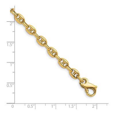 14K Yellow Gold 5mm Anchor Chain – view 7