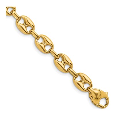 14K Yellow Gold 8.1mm Anchor Chain