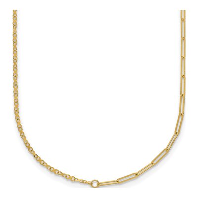 14K Yellow Gold 1.8mm Paperclip Chain