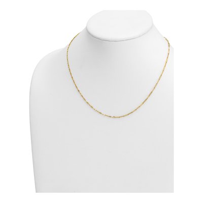 14K Yellow Gold 1.8mm Paperclip Chain – view 4