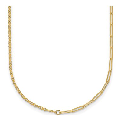 14K Yellow Gold 1.8mm Paperclip Chain