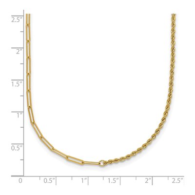 14K Yellow Gold 1.8mm Twisted Rope Chain – view 6