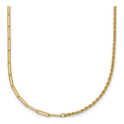14K Yellow Gold 1.8mm Twisted Rope Chain