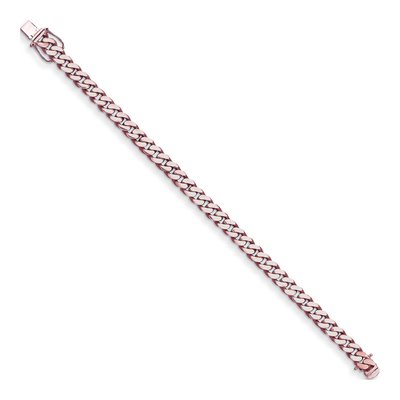 14K Rose Gold 7.7mm Curb Chain – view 2