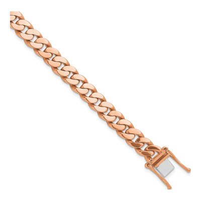 14K Rose Gold 7.7mm Curb Chain