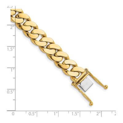 14K Yellow Gold 9.5mm Curb Chain – view 4