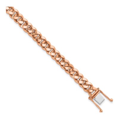 14K Rose Gold 8.2mm Curb Chain