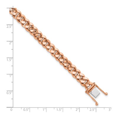 14K Rose Gold 8.2mm Curb Chain – view 2
