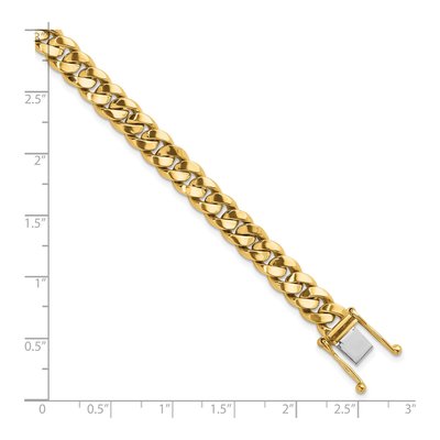 14K Yellow Gold 8.2mm Curb Chain – view 2