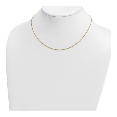 14K Yellow Gold 1.2mm Curb Chain – view 5