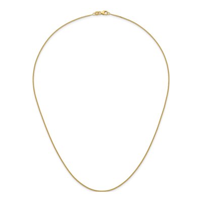 14K Yellow Gold 1.2mm Curb Chain – view 6
