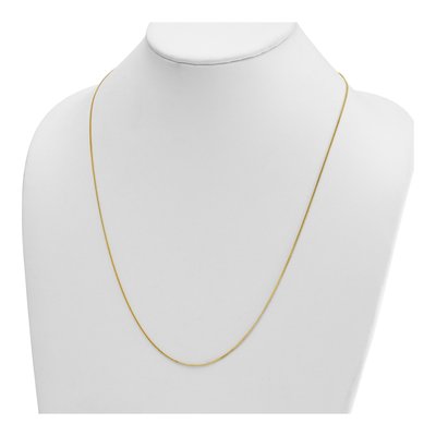 14K Yellow Gold 1.2mm Curb Chain – view 5