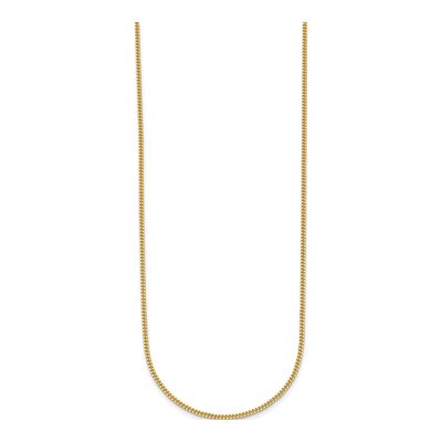 14K Yellow Gold 1.6mm Curb Chain – view 3