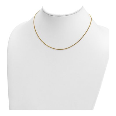 14K Yellow Gold 1.6mm Curb Chain – view 5
