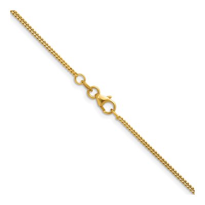 14K Yellow Gold 1.6mm Curb Chain – view 4