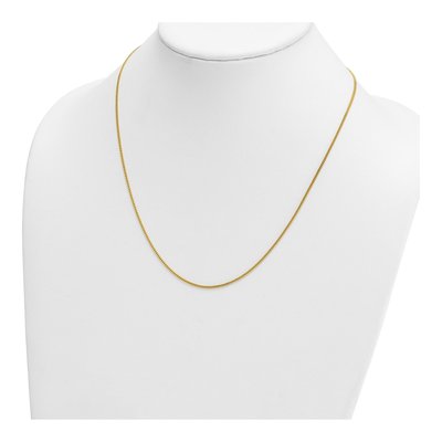 14K Yellow Gold 1.6mm Curb Chain – view 5