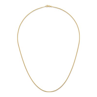 14K Yellow Gold 1.6mm Curb Chain – view 6
