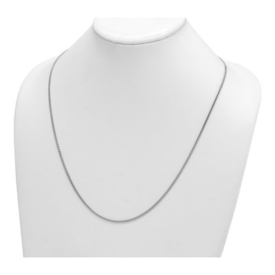 14K White Gold 2.4mm Curb Chain – view 5